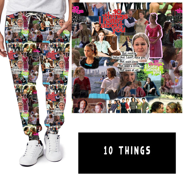 NOSTALGIC WEIRDOS RUN-10 THINGS LEGGINGS/JOGGERS