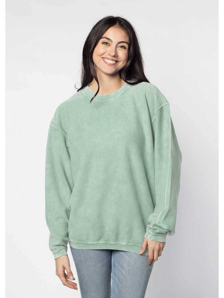 Original Corded Crewneck in Sage Green