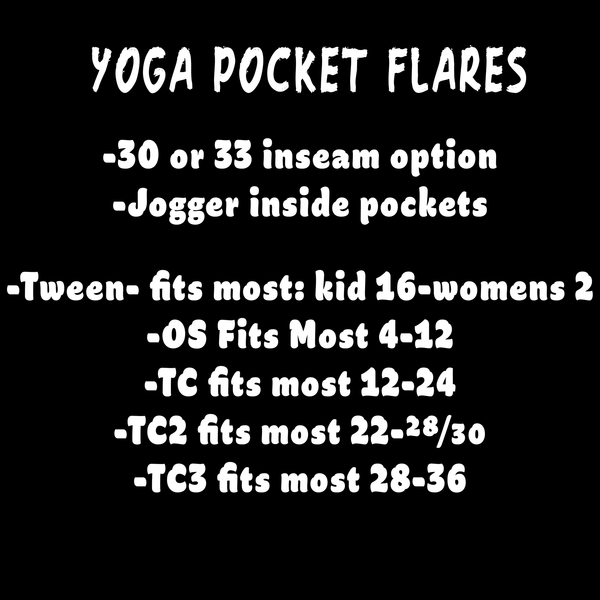 POCKET YOGA FLARES - DENIM