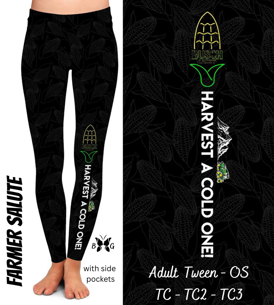 Farmers Salute - Full Leggings with Pockets