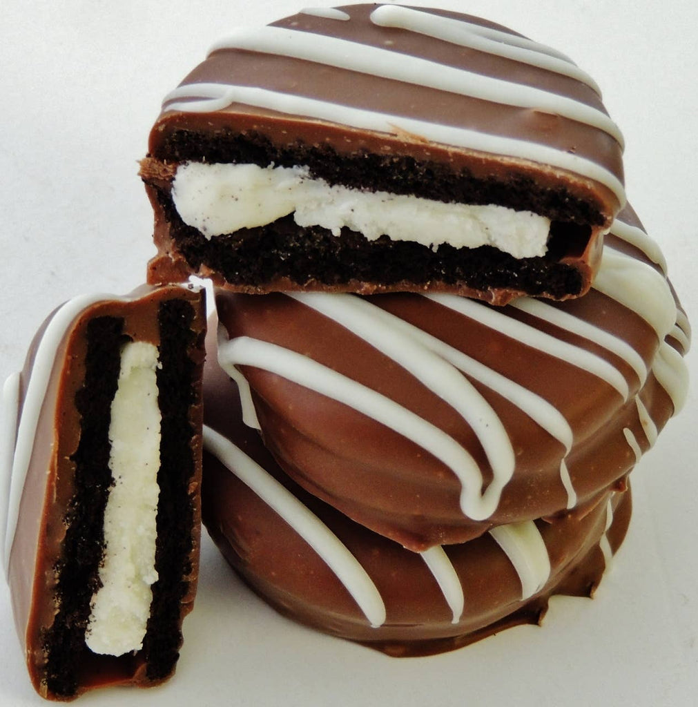 Chocolate Dipped Cookies - Vanilla Cream