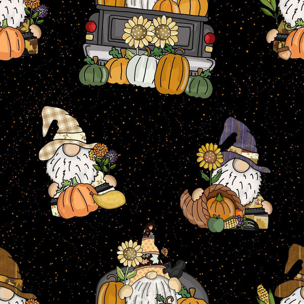 Pumpkin Gnomes - Capri Leggings with Pockets