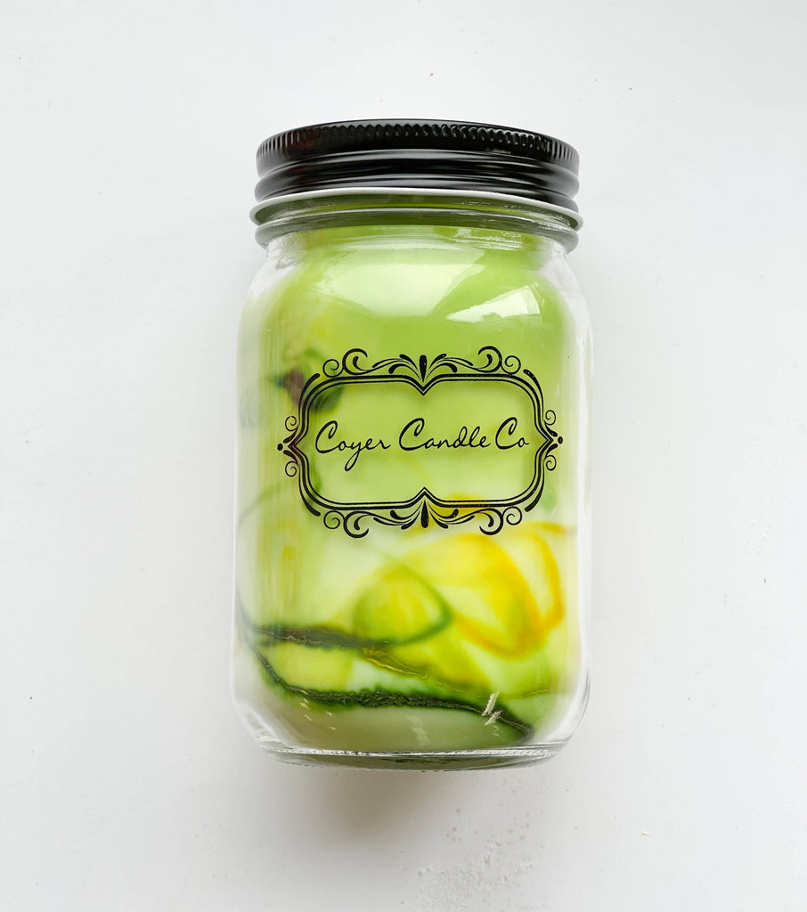 16 oz. Pint Mason Jar Candles - Summer Collection: Sleeping Bear Dunegrass