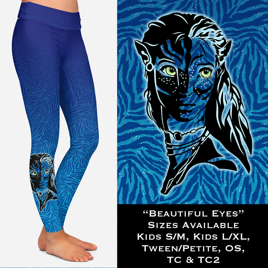 Beautiful Eyes - Leggings & Capris