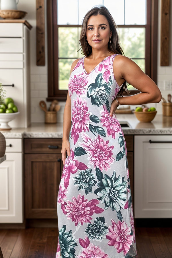 Blissful Floral Maxi Dress