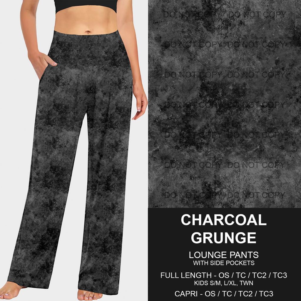 B205 - Preorder Charcoal Grunge Lounge Pants (Closes 1/12. ETA: early April)