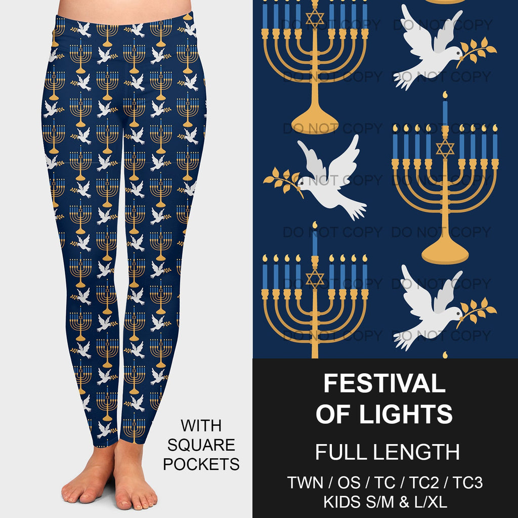 B188 - Preorder Festival of Lights Leggings w/ Pockets (Closes 10/20. ETA mid Dec)