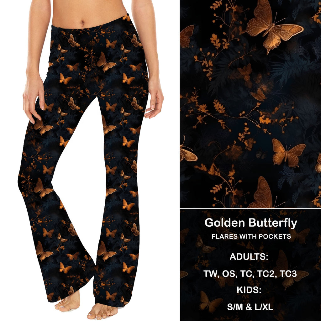 Golden Butterfly - Yoga Flares with Pockets