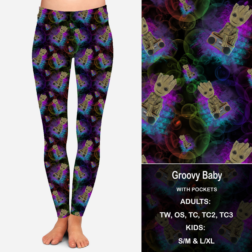 Groovy Baby - Full Leggings with Pockets