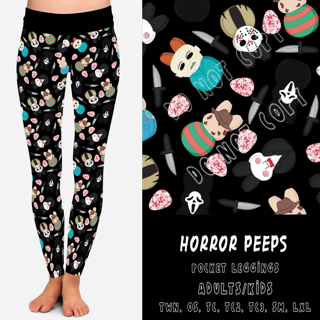 SPRING FLING-HORROR PEEPS- LEGGINGS/JOGGERS