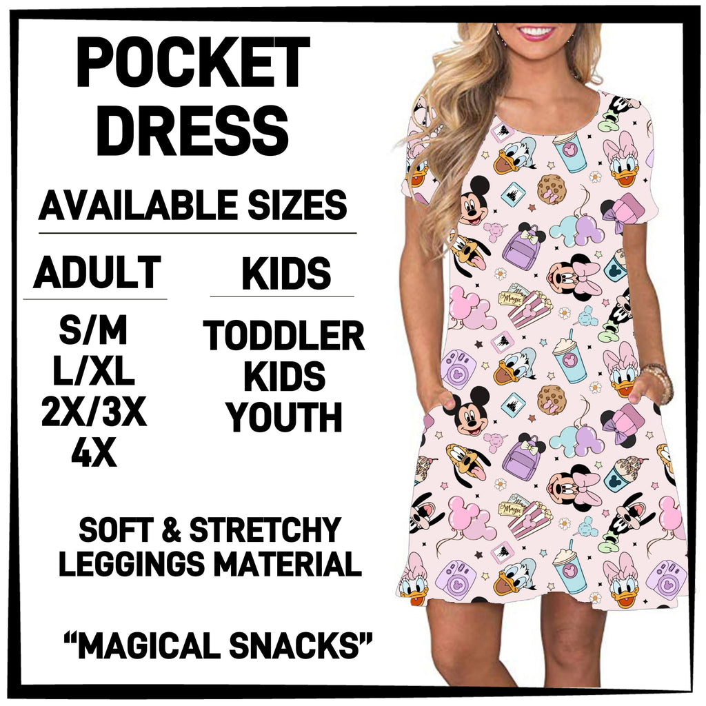 P3KD - Magical Snacks Pocket Dress - Preorder ETA: Early March