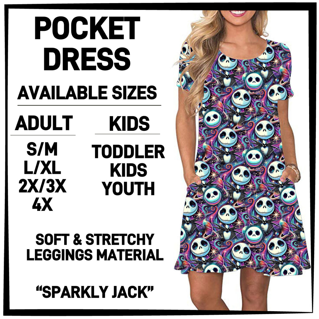 P3KD - Sparkly Jack Pocket Dress - Preorder ETA: Early March