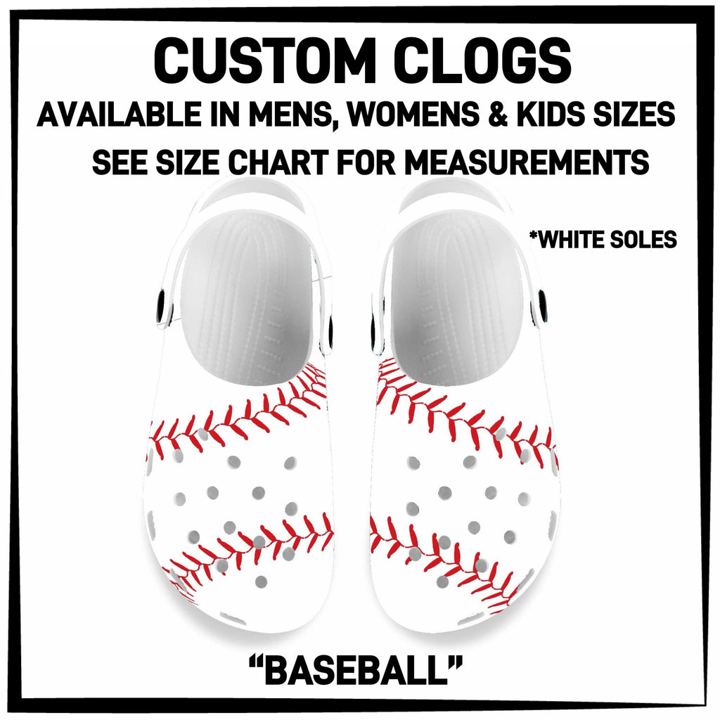 C5RK - Baseball Custom Clogs - Preorder ETA: Late March