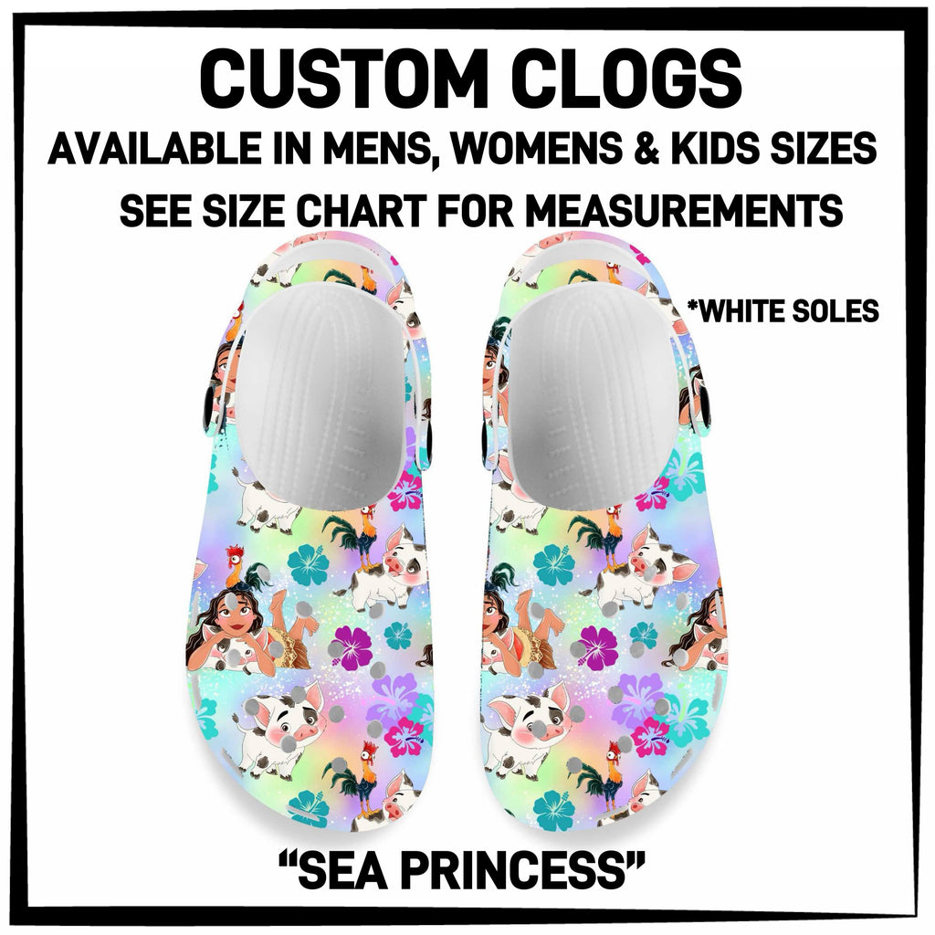 C5RK - Sea Princess Custom Clogs - Preorder ETA: Late March