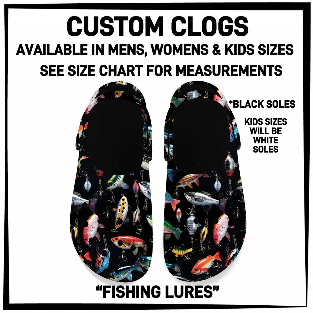 C5RK - Fishing Lures Custom Clogs - Preorder ETA: Late March