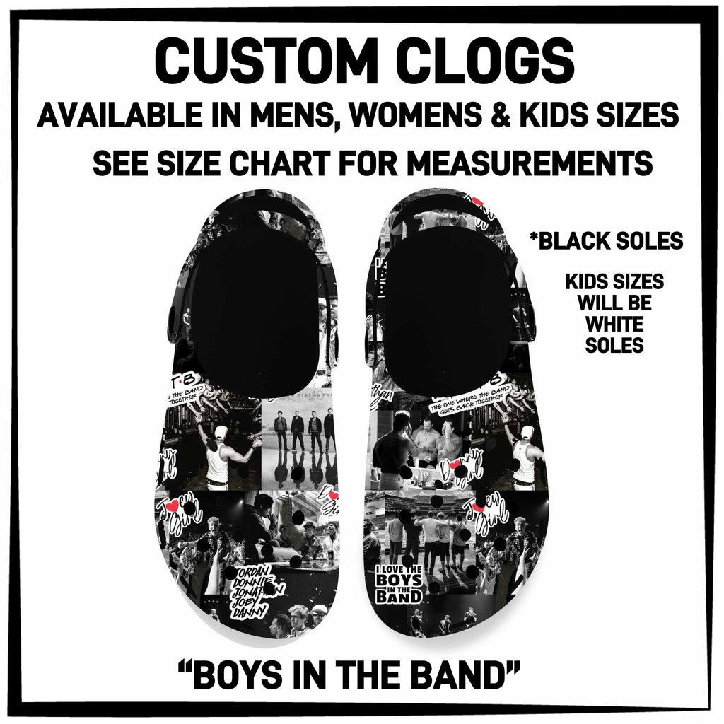 C5RK - Boys in the Band Custom Clogs - Preorder ETA: Late March