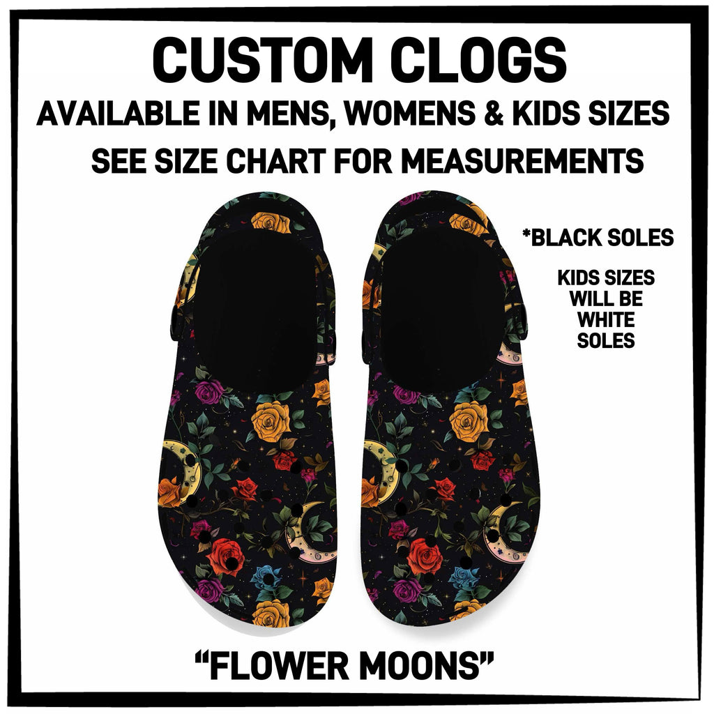 C5RK - Flower Moons Custom Clogs - Preorder ETA: Late March