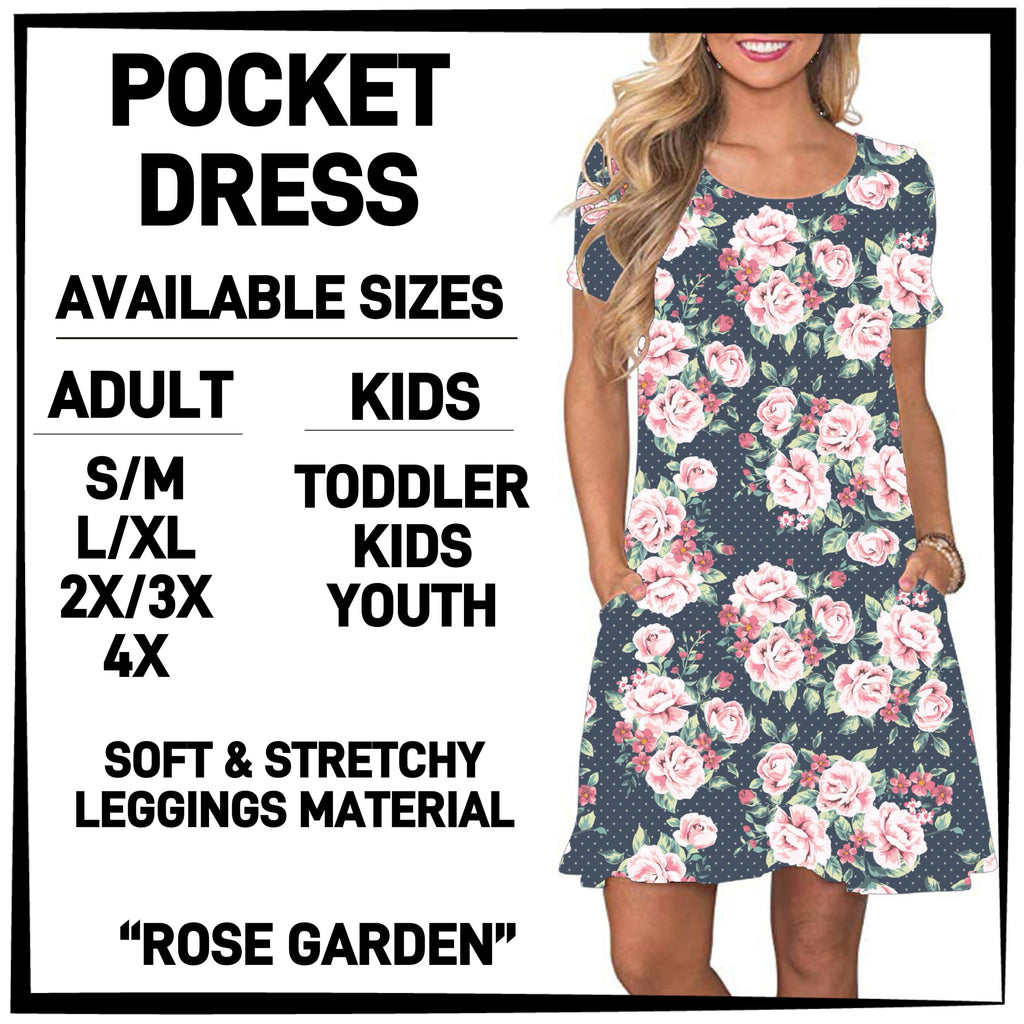 240BT - Rose Garden Pocket Dress - Preorder ETA: Late March