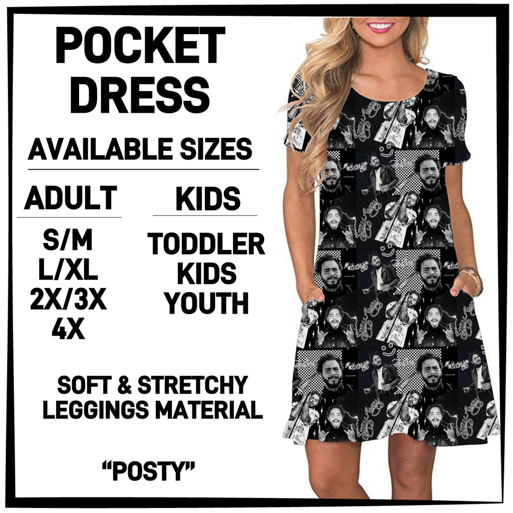 241BT - Posty Pocket Dress - Preorder ETA: Mid-April