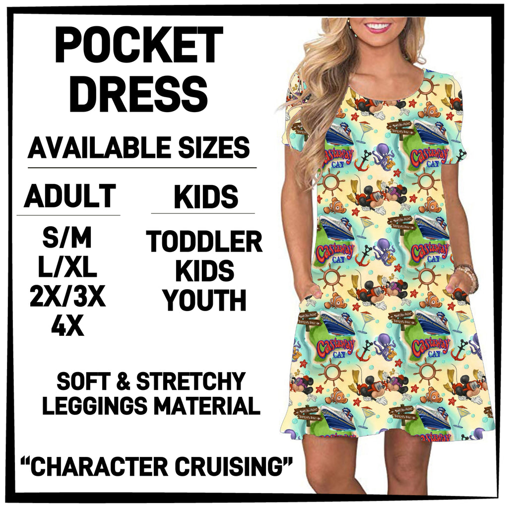 241BT - Character Cruising Pocket Dress - Preorder ETA: Mid-April