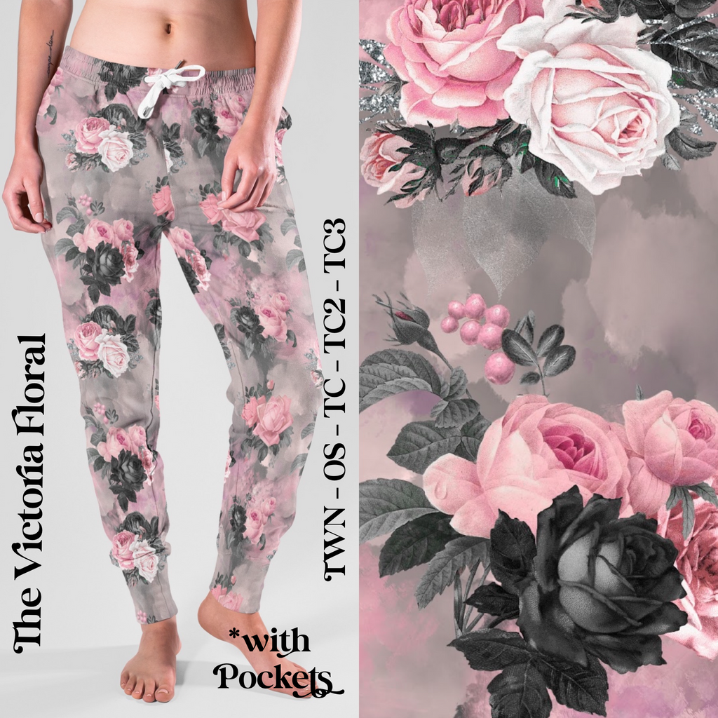 The Victoria Floral - Full & Capri Joggers