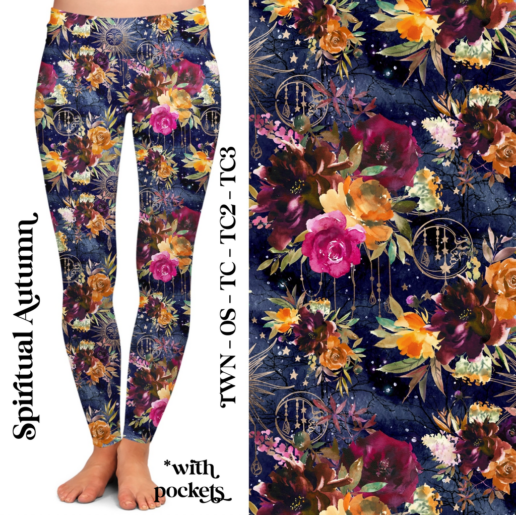 Spiritual Autumn - Leggings & Capris with Pockets