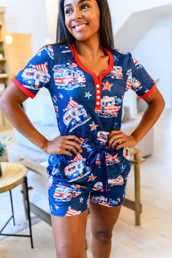 Matching July 4th Camper PJ