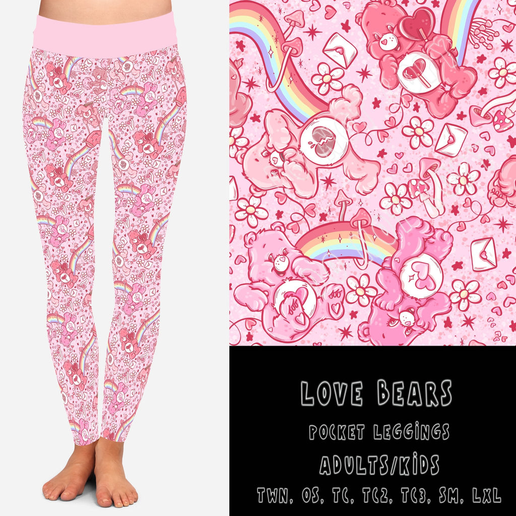 LOVE BEAR - VALENTINE RUN 2- LEGGING