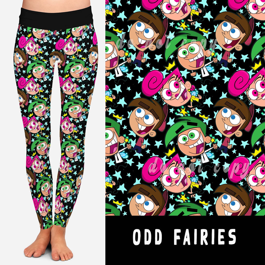 90'S TOON RUN- ODD FAIRIES LEGGINGS/JOGGERS