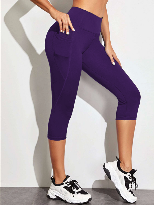 SPC RUN-PLUM PURPLE- POCKET CAPRI- 2 OPTION