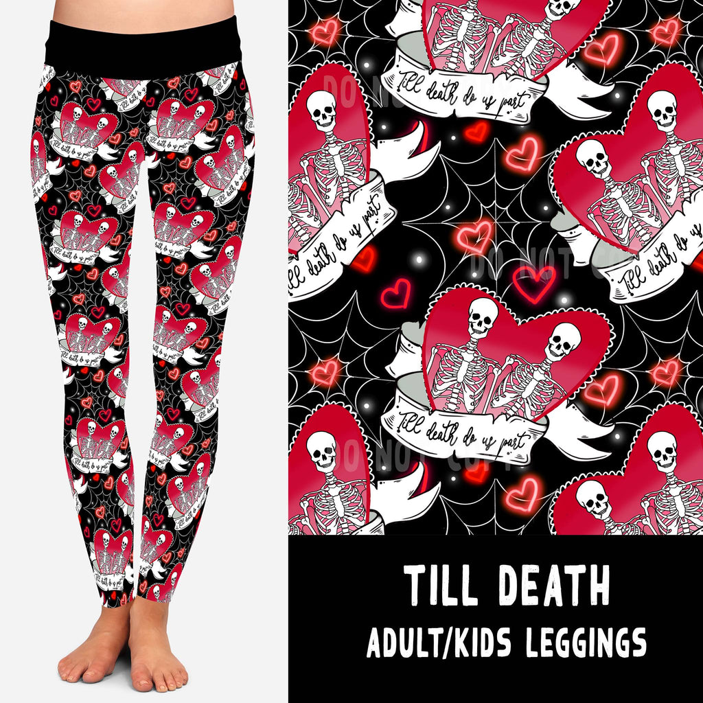 LUCKY IN LOVE-TILL DEATH LEGGINGS/JOGGERS