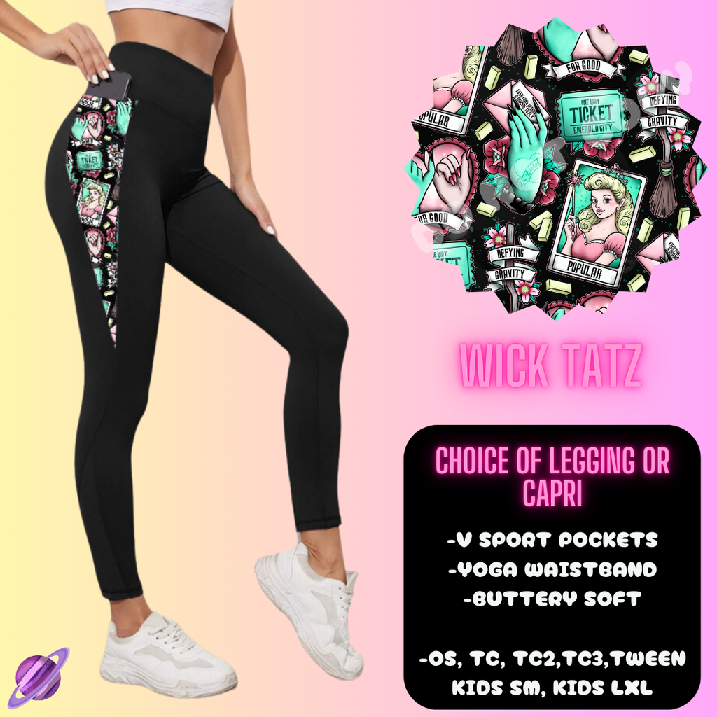 WICKED TATZ LEGGING/CAPRI-OUTFIT RUN PREORDER CLOSING 1/10