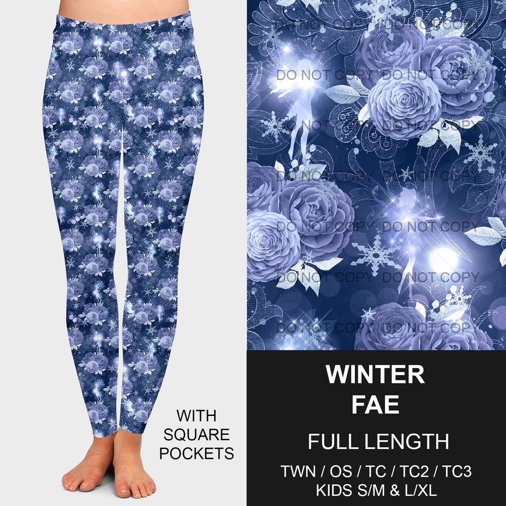 B190 - Preorder Winter Fae Leggings w/ Pockets (Closes 10/27. ETA late Dec.)