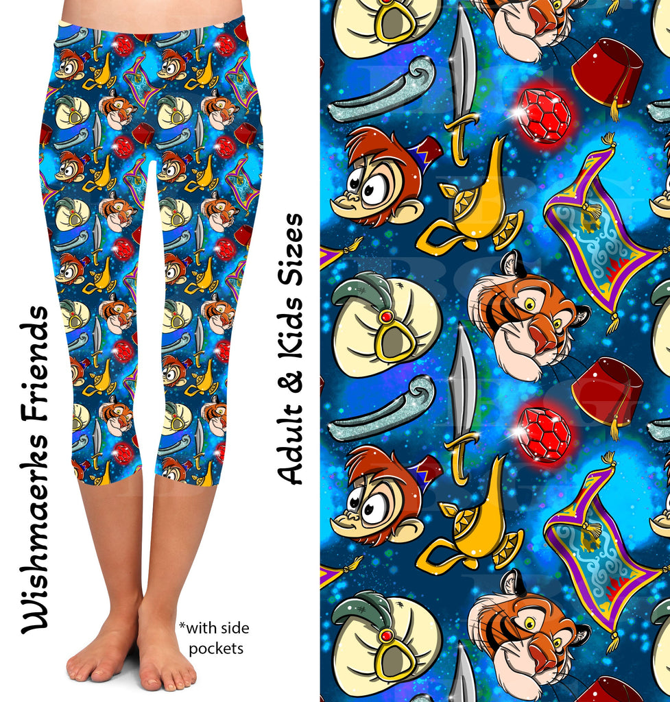 Wishmakers Friends - Capri Legging with Pockets