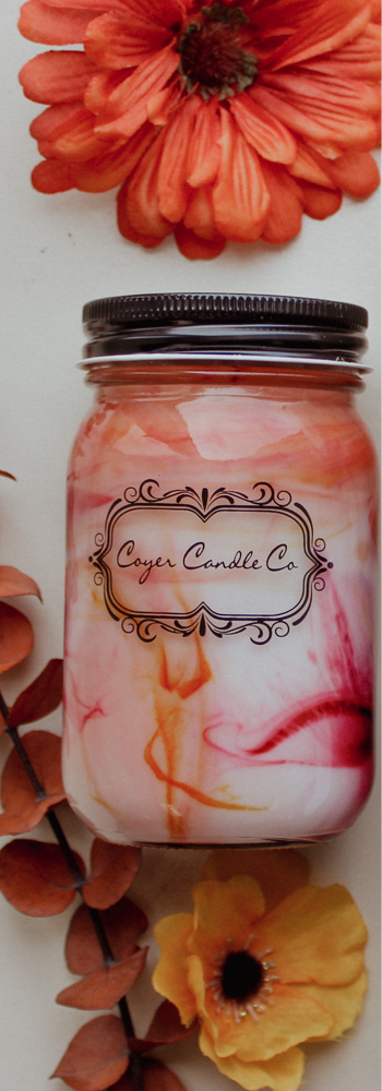 16 oz. Pint Mason Jar Candles - Summer Collection: Cherry Lemonade Stand