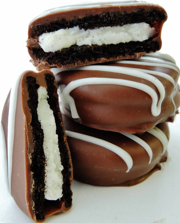 Chocolate Dipped Cookies - Vanilla Cream