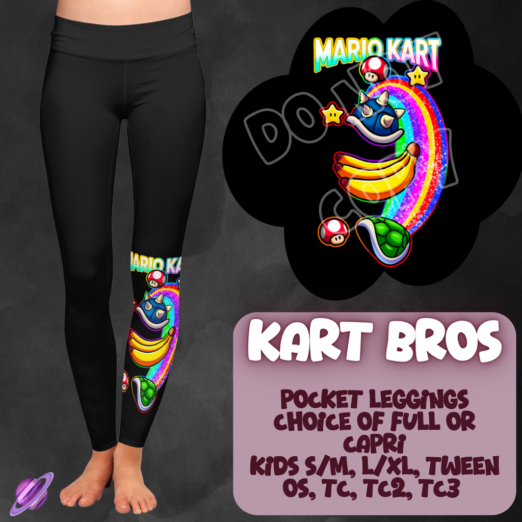 KART BROS - ONE LEG SIMPLE SETS RUN 2 - LEGGING/CAPRI PREORDER CLOSING 1/31