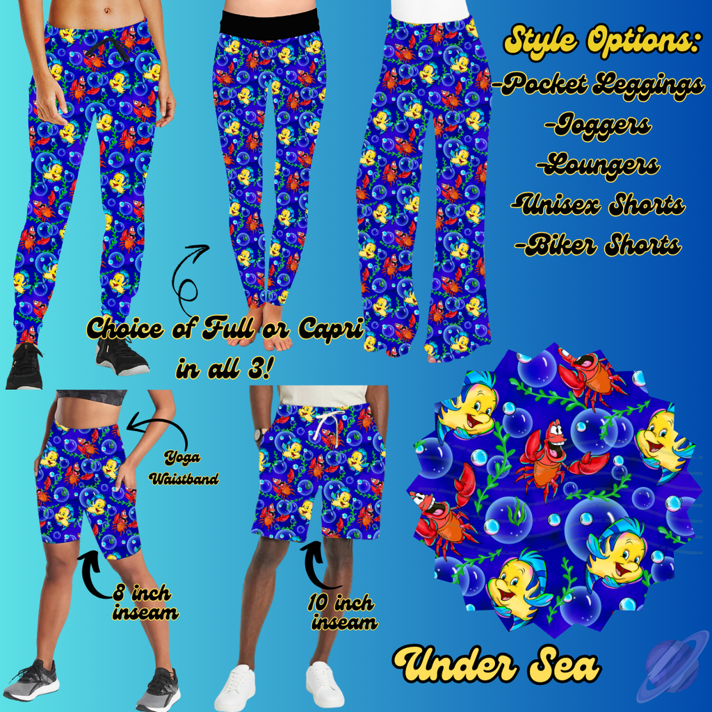 UNDER THE SEA - LEGGING/JOGGER/LOUNGER/SHORTS - BATCH 100 PREORDER CLOSING 1/20