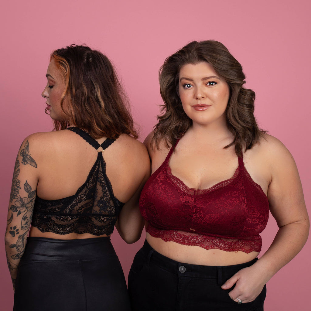 Natalie Racer Back Bralette - Merlot @BG