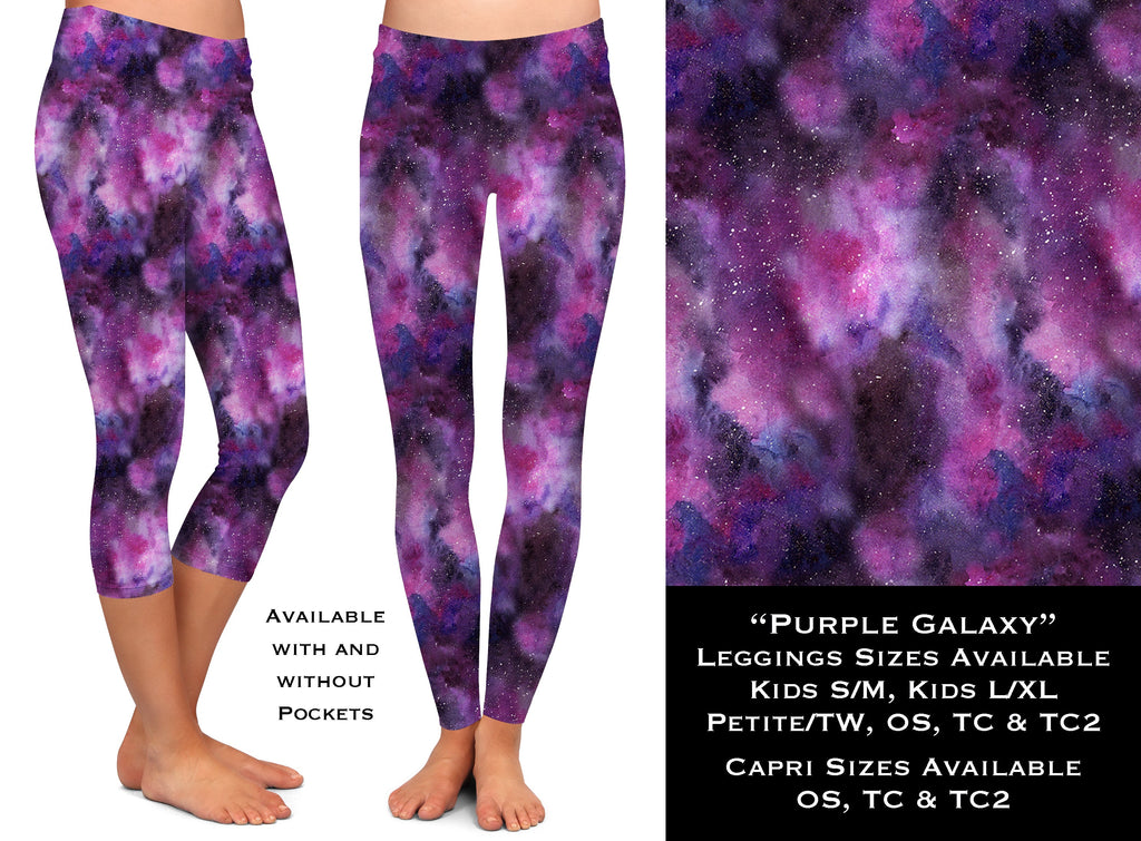  Purple Butterfly Yoga Capri Leggings For Girls Size